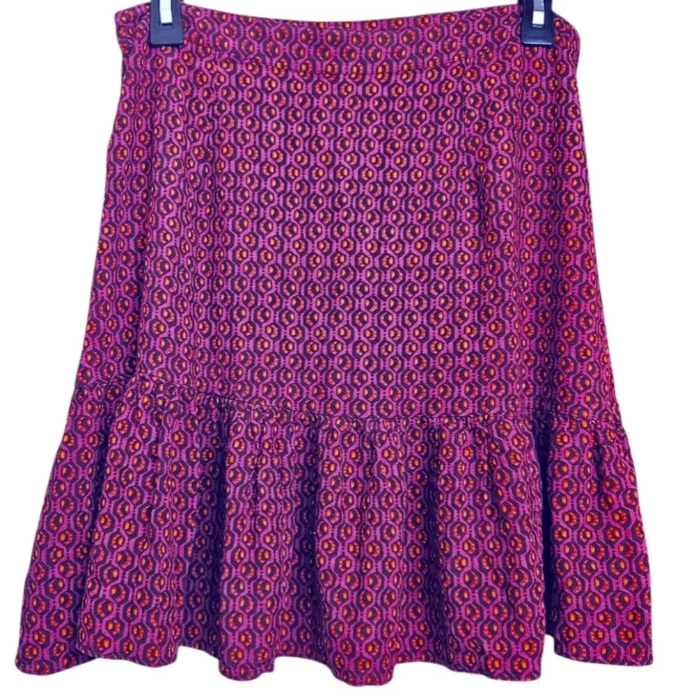 Free People Asymmetrical Flutter Hem Skirt Size 10